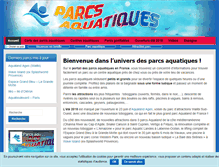 Tablet Screenshot of parcs-aquatiques.com